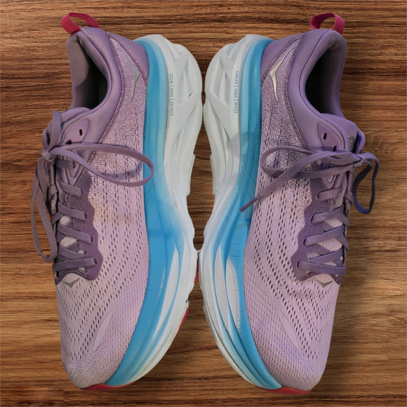 Hoka One Women's Bondi 8 Running Shoes purple, Size 10.5 - Picture 2 of 6